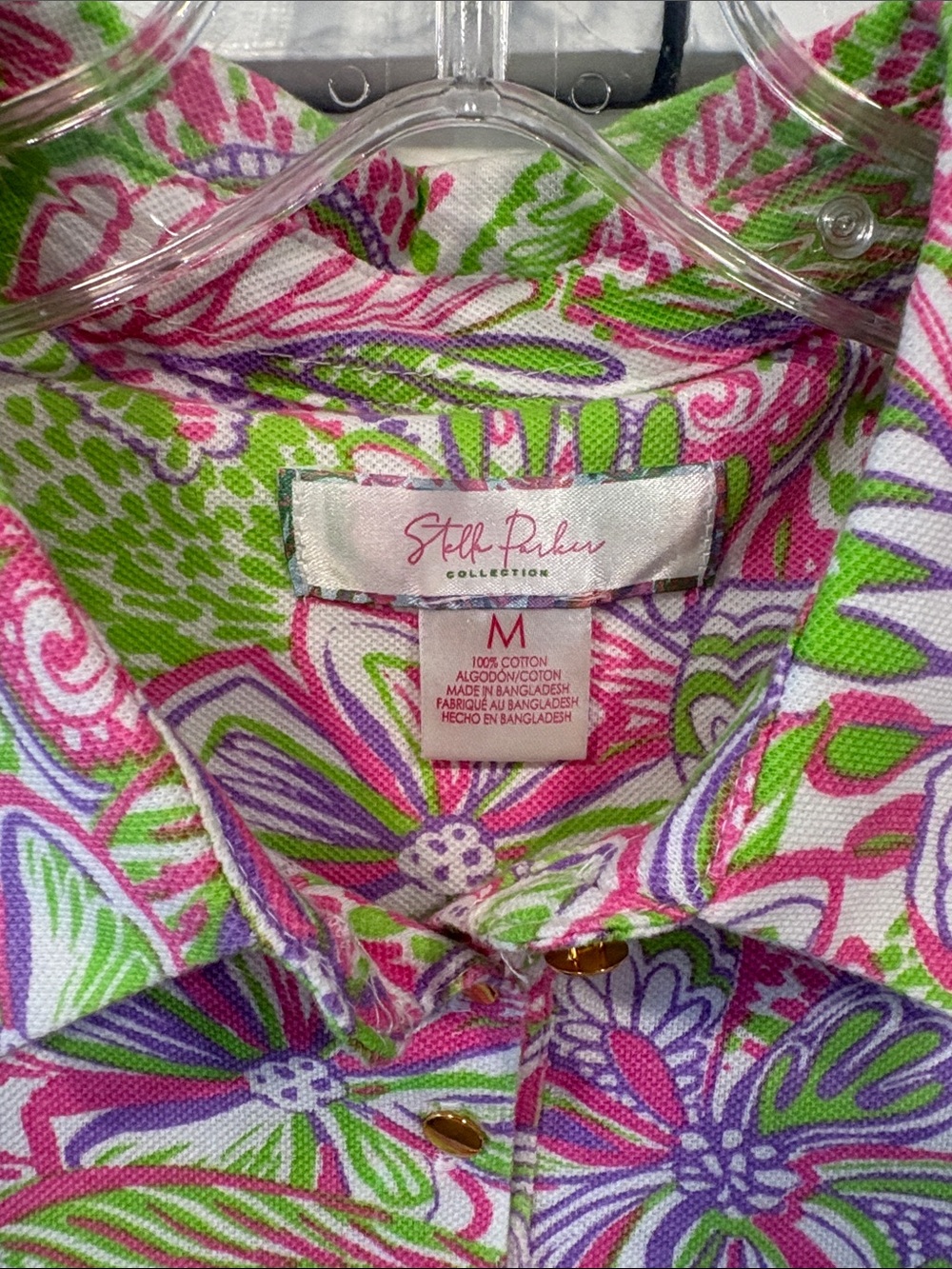 NWOT Stella Parker polo size Medium - Picture 3 of 6